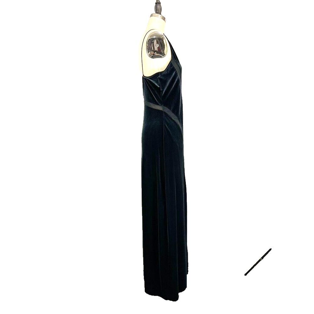 Free‎ People Intimately Velvet Maxi Slip Dress Jade Green Whimsigoth Fairy Sm - Picture 8 of 15
